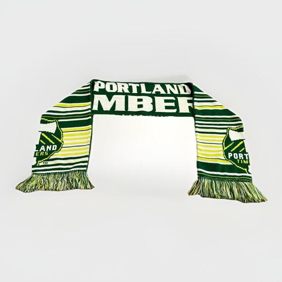 Adidas Scarves Multicolored Portland Timbers MLS Scarf Size 57x7 100% Acrylic - Picture 1 of 8